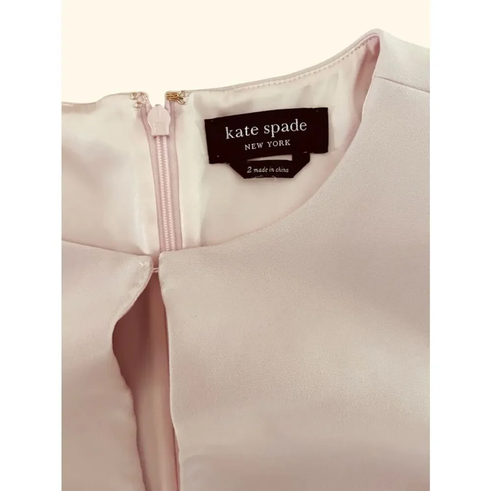 Kate Spade Pink Sheath Dress Size 2